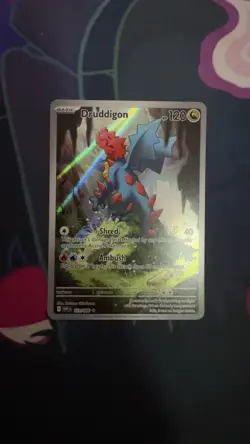 Pokemon TCG White Flare Druddigon 151/086 Illustration Rare - Pack Fresh🔥 - Image 1