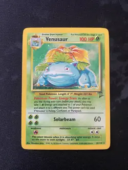 Pokemon Tcg Venusaur Holo Rare Base Set 2 #18/130 Vintage 2000 **LP** - Image 1