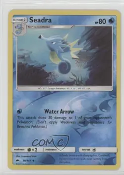 Seadra Reverse Foil Pokemon Sun & Moon Burning Shadows #30 0cv - Image 1