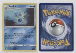 Seadra Reverse Foil Pokemon Sun & Moon Burning Shadows #30 0cv - Image 3
