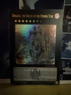 YUGIOH Ultra Rare Dingirsu, The Orcust Of The Evening Star DUOV-EN084 1st Editio - Image 2
