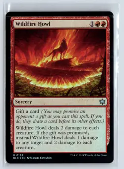 FOIL Wildfire Howl Bloomburrow Uncommon - MTG Magic the Gathering Card - Image 1