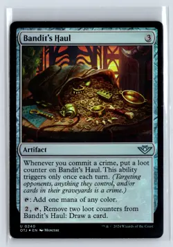 FOIL Bandit's Haul Outlaws of Thunder Junction - MTG Magic the Gathering Card - Image 1