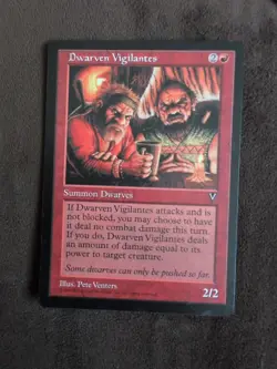 Dwarven Vigilantes - Magic the Gathering MTG Visions Single Card - Image 1