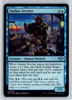 FOIL Outlaw Stitcher Outlaws of Thunder Junction - MTG Magic the Gathering Card - Image 1