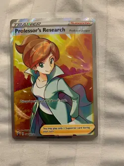 Professor's Research - SWSH152 - Pokemon Sword & Shield Promo Ultra Rare Card NM - Image 1