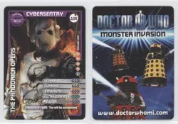 2010 Doctor Who - Monster Invasion Trading Card Game Cybersentry #105 1i3 - Image 3