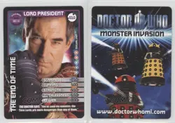 2010 Doctor Who - Monster Invasion Trading Card Game Lord President #10 1i3 - Image 3