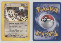 Meowth Italian Pokemon e-Card Series Expedition #121 2002 10cj - Image 3