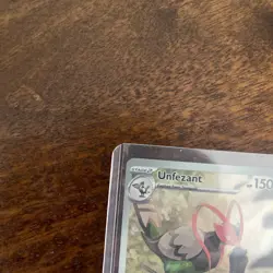Unfezant Illustration Rare 150/086 Pokemon Card Black Bolt 2025 - Image 4