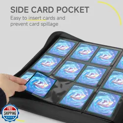 Deoyibu Trading Card Binder with Zip,12 Pockets Card Binder,720 Double Sided - Image 5