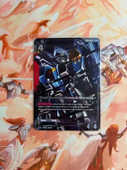 Gundam Card Game Newtype Rising Duel Gundam Assault Shroud GD01-045 LR+ Foil - Image 1