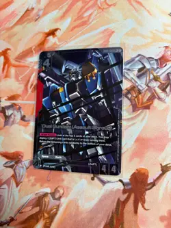 Gundam Card Game Newtype Rising Duel Gundam Assault Shroud GD01-045 LR+ Foil - Image 2