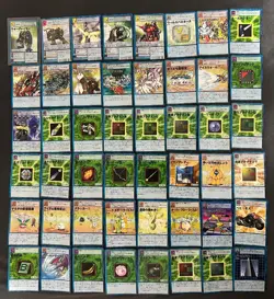 #10 Digimon Cards Lot - Japanese Digital Monster Card Game by Bandai - Rare Bulk - Image 1