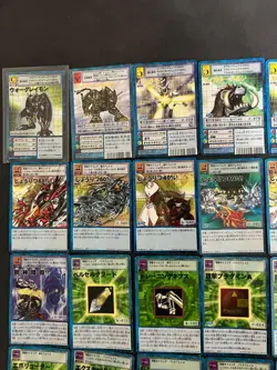 #10 Digimon Cards Lot - Japanese Digital Monster Card Game by Bandai - Rare Bulk - Image 2