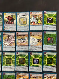 #10 Digimon Cards Lot - Japanese Digital Monster Card Game by Bandai - Rare Bulk - Image 3