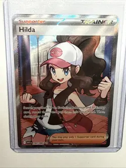Hilda- 164/086 White Flare Full Art Ultra Rare Pokemon Card TCG - Image 1