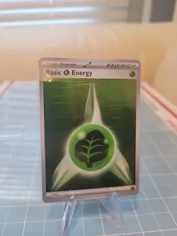 Grass Energy - Pokemon Black Bolt & White Flare ( Horizontal Holo ) Card #017 - Image 1
