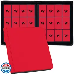 12 Pocket Card Binder, 720 Pockets PU Leather Zipper Trading Card Collection - Image 1