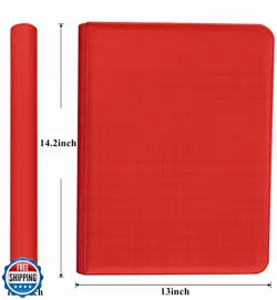 12 Pocket Card Binder, 720 Pockets PU Leather Zipper Trading Card Collection - Image 4