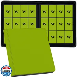 12 Pocket Card Binder, 720 Pockets PU Leather Zipper Trading Card Collection - Image 1