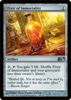 Elixir of Immortality Light Play, English Magic the Gathering MTG Magic 2013 - Image 1