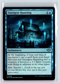FOIL Emergent Haunting Outlaws of Thunder Junction - MTG Magic the Gatherin - Image 1
