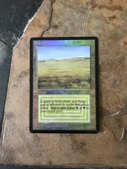 Mtg - Savannah - FOIL - Unlimited - Beta - Legacy - Commander - Artist Alter - Image 2