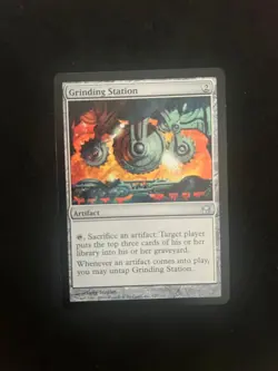 Grinding Station [Fifth Dawn] NM/LP MTG Magic THE GATHERING VINTAGE - Image 1