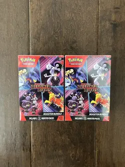 Pokemon TCG Scarlet & Violet Destined Rivals Booster Bundle Lot of 2 New IN HAND - Image 1