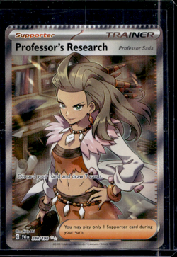 Pokemon TCG Professor's Research 240/198 Sada Scarlet & Violet Crimp Error - Image 1