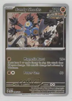 Sandy Shocks Reverse Foil Pokemon SV05: Temporal Forces #098 19vs - Image 1