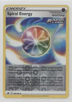 Spiral Energy Reverse Foil Pokemon Sword & Shield Chilling Reign #159 19vs - Image 1