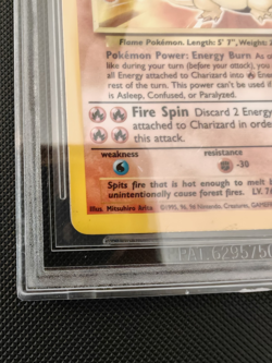 BGS 6 Charizard Base Set 4/102 Holo 1999-2000 UK 4th Print Pokemon Rare - Image 4