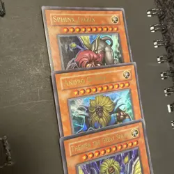 YUGIOH Great SPHINX Set Of 3 ANDRO THEINEN TELEIA EP1-EN001, EN002, EN003 - Image 1