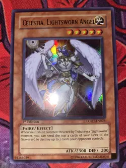 Celestia, Lightsworn Angel - LODT EN024 - Ultra Rare - 1st Edition - YuGiOh - Image 2