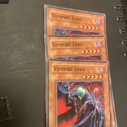Yugioh Vampire Lord SD2-EN003 Common 1st Edition (3 Cards) - Image 5