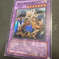 King Dragun FET-EN036 Flaming Eternity Unlimited LP Yugioh - Image 2