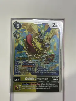 *PR BT22-031 GoldNumemon Digimon Card Game TCG Bandai - Image 1