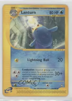 Lanturn Pokemon e-Card Series Aquapolis #20 2002 10cj - Image 1
