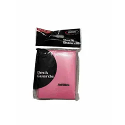 Trading Card Supplies - BCW Deck Guards -PINK (Double Matte)(50 Premium Sleeves) - Image 1