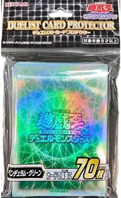 Konami Yu-Gi-Oh Duelist Card Protector Pendulum Green F/S w/Tracking# Japan New - Image 2
