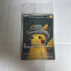 Pokemon x Van Gogh: Pikachu with Grey Felt Hat SVP 085 Promo Card - Sealed - Image 1