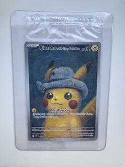 Pokemon x Van Gogh: Pikachu with Grey Felt Hat SVP 085 Promo Card - Sealed - Image 1