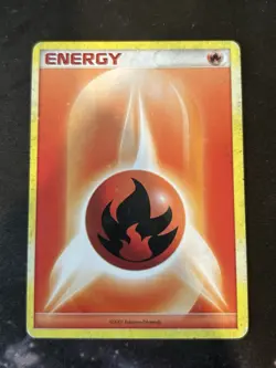 Card Pokemon Nintendo Fire Energy 2007 Unnumbered HP - Image 1