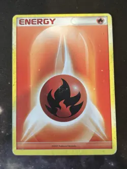 Card Pokemon Nintendo Fire Energy 2007 Unnumbered HP - Image 1