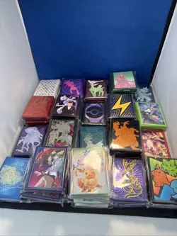 Pokemon Tcg ETB & Collection Box Card Sleeves - Lot of 50 Packs (New & Sealed) - Image 1