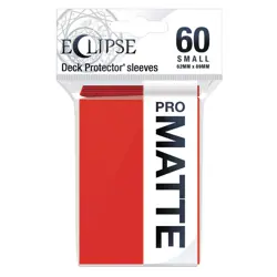 Eclipse Matte Small Card Sleeves: Apple Red (60) - Image 1