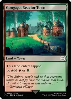 2x Gongaga, Reactor Town FIN Final Fantasy MTG 280 M/NM - Image 1