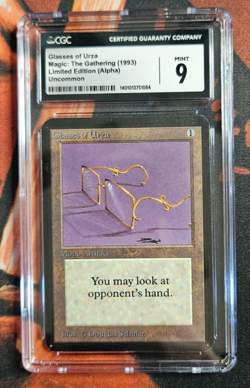 Alpha - Glasses of Urza - MTG - Magic the Gathering - Mint - CGC 9 - Image 1